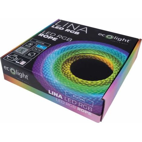 Tira de luces LED de neón RGB de 3 m, 5 V, 5 W, USB, ajustable, con mando a distancia incluido. (1/4)
