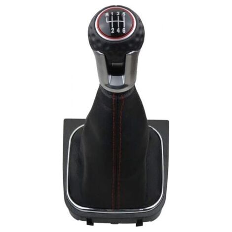 6-Gang Schaltknaufmanschette Schalthebelknauf für Golf 5 6 MK5 MK6 GTD R32 R20 2004-2013 (1/5)