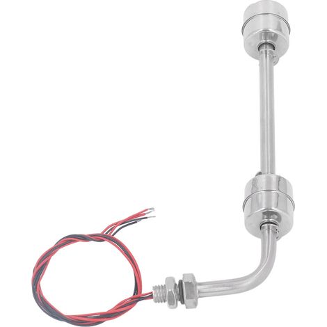 Wasserstandssensor aus Edelstahl, Schwimmerschalter für Poolpumpen, Aquarien, Teiche, Pools, AC/DC 0110V, 200mm Länge (1/5)