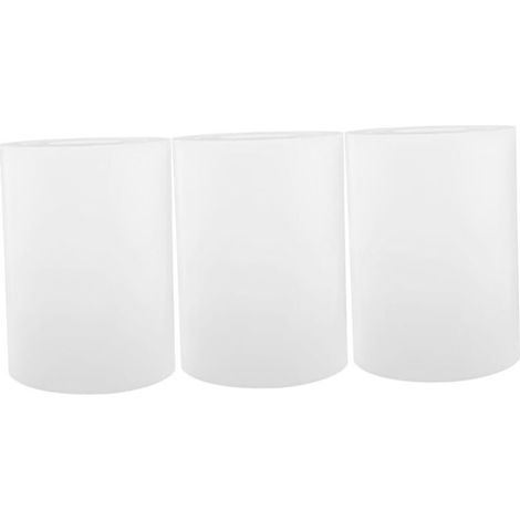 Lot de 3 abat-jours en acrylique, bande lumineuse, lampe de table, abat-jour blanc, accessoires de lampe de table (1/4)