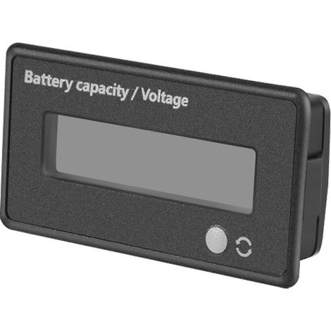 Medidor de batería, monitor de capacidad y voltaje de batería, CC 12/24/36/48/60/72/84V. Indicador de capacidad y voltaje de batería. (1/5)