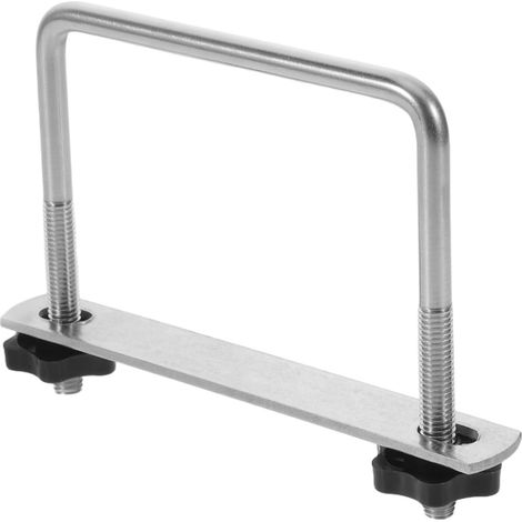 Fixation en U pour Barres de Toit pour Voiture Pince Résistante à la Météo 10 CM Métallique pour Support de Chargement Installation sans Outils en Voyage (1/5)