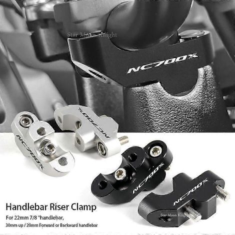 Elevador de manillar de motocicleta Honda NC700X NC 700 X 700x NC700 X NC750X NC750S NC700S, adaptador extensor de abrazadera de manillar de arrastre de 22 mm, edición 0619