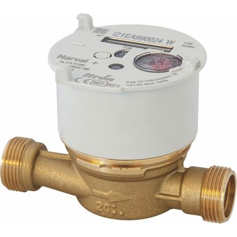 Contatore divisionale acqua fredda e calda 1/2"