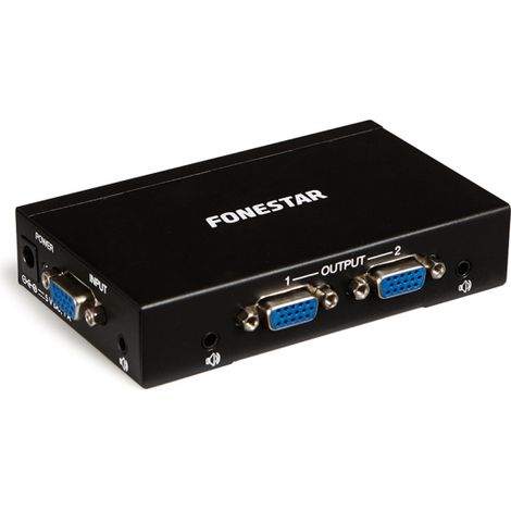 Vga 1x2 Splitter Box 1 Entrée 2 sorties 500mhz Fv-50sp12