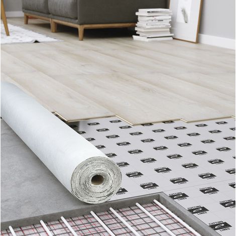 Arbiton Dämmunterlage M-Base Sound - Schall- und Wärmedämmung, 6 m2, 2,4mm, Brandschutz Bfl-s1 (1/2)