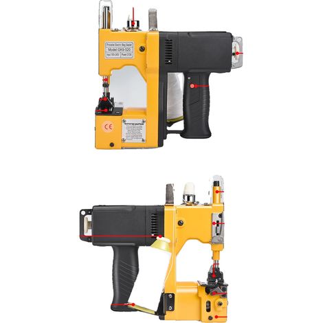 Machine à coudre à sac, coupe-fil automatique, haute efficacité, JAUNE (1/2)