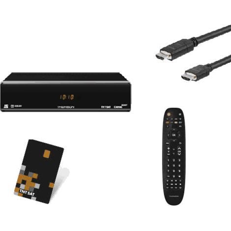 THOMSON THS 804 Décodeur TNT HD satellite TNTSAT+HDMI+ carte tntsat HD ME