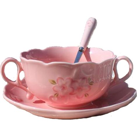 Tech Frühstückstasse en RP - RP - FEinem Porzellan, Dessertschalen, Suppentasse avec Untertasse et LöfRP - RP - FEl (1/5)