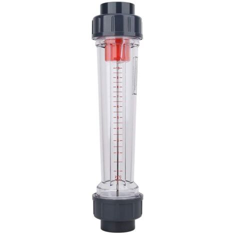 Débitmètre liquide en plastique, Débitmètre de piscine 50 mm plastique 1-10 m3/h Haute Précision Débit Instantané Bouche Plate 50mm Pour LZS-40 (D) Rotamètre Liquide (1/5)