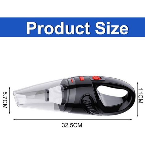 Aspirateur Portable Sans Fil - 8500 Pa - Pour Voiture Et Canapé - Batterie 2000 Maha - 20 Min Autonomie - 500 G (1/5)