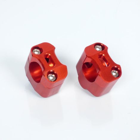 Pontet de guidon Mad pour Auto 22-28mm + H25mm orange foncé Neuf (1/2)