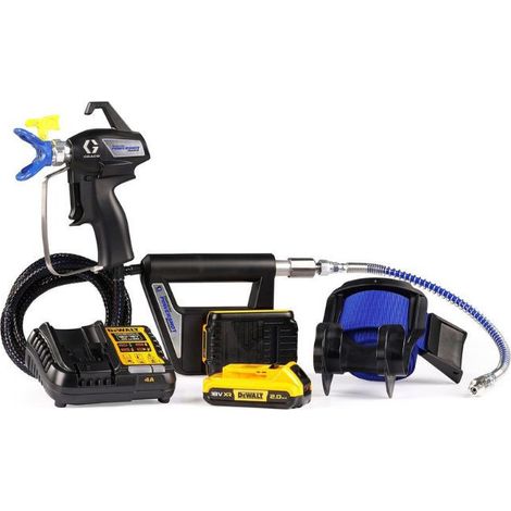 Graco – Pistolet à peinture électrique Contractor Powershot 0,49 kg – Pression 227 bars – Buse 0,039' – 2 batteries 2.0Ah – 18H304