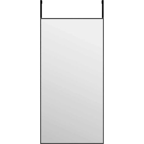 Maison Exclusive - Specchio da Porta Nero 40x80 cm in Vetro e Alluminio (1/4)