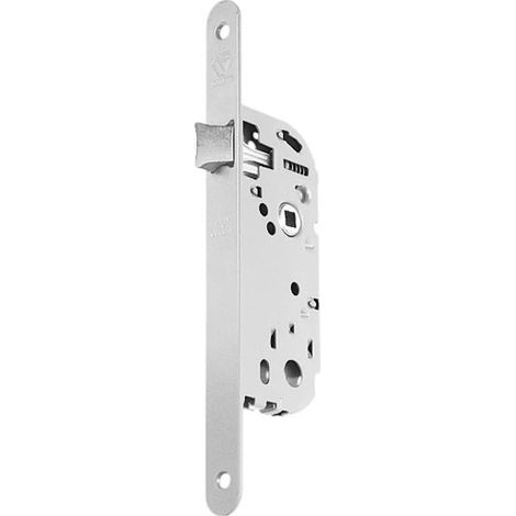 Vachette – Serrure à larder axe 40 d10 – Modèle bec de cane – Entraxe 70 mm – Coffre acier embouti – Finition époxy verni