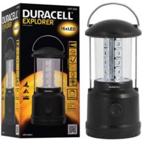 Lanterna led explorer lnt-200 - ø mm.114x230h. - mt.13 - 62 ore - 280 lumen Duracell lighting