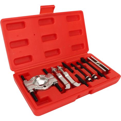 Kit d'extracteurs de roulements en acier (9 pièces) - Outil de démontage haute résistance pour réparation automobile - Compatible avec tous les modèles (1/5)