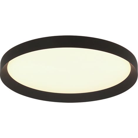 Steinhauer - deckenleuchte - Flady - schwarz - metall - Ø 30cm -