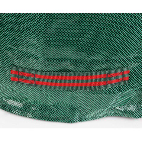Sacs de jardin tissés réutilisables, conteneurs pliables pour feuilles mortes, grands sacs de jardinage pour déchets verts (1/5)
