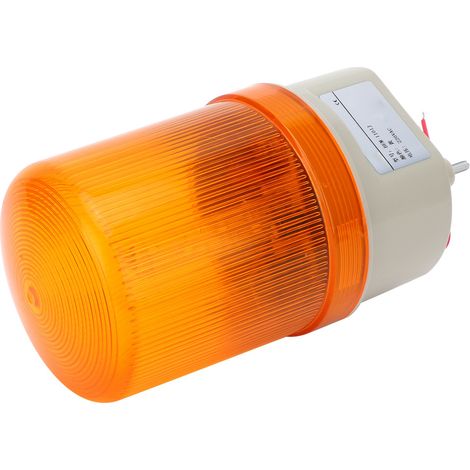 Feu de signalisation BERM à DEL, signal sonore et lumineux, équipement d'alarme d'urgence pour véhicules, 220 V CA, jaune (1/5)
