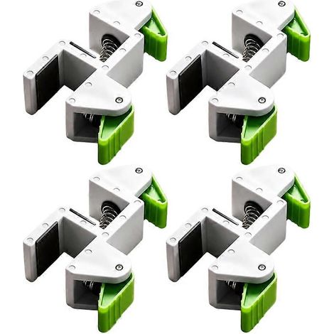 4 pinces de fixation pour panneaux de remplissage de menuiserie, pour l'alignement des armoires et le positionnement des panneaux (1/5)