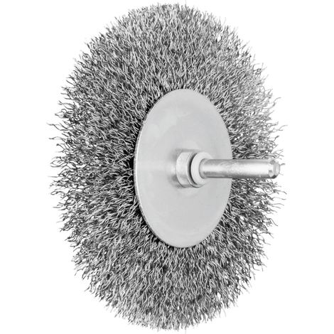 PFERD TOOLS POS Rundbürste ungezopft RBU Ø100x10mm Schaft-Ø6 mm Stahl-Draht-Ø0,30 (1/5)