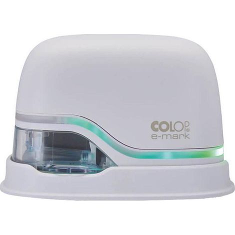 Marcador electrónico E-mark plus con estuche y regla, blanco - Marcador portátil