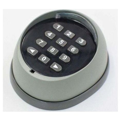 Clavier métallique pour ouvre-portes de garage, clavier à code tournant 433 MHz, clavier de haute qualité pour le contrôle d'accès aux portes de garage, noir et gris (couleurs aléatoires) (1/4)