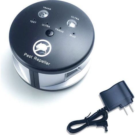 Répulsif ultrason 360° anti nuisibles – Portée 550 m² – Fréquence variable 25-65 kHz – Écologique et efficace (1/5)