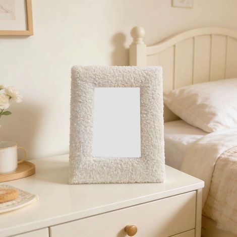 Marco de fotos de 20,5 cm x 25,5 cm de suave piel sintética, marco pequeño decorativo, para escritorio, estantería, pared, decoración del hogar o la oficina, para fotos de 7 pulgadas. (1/4)