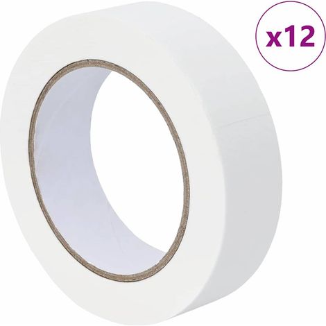 Rubans de masquage pour peintre 12 pcs Blanc 30mm x 50m Papier CFW128113 (1/5)