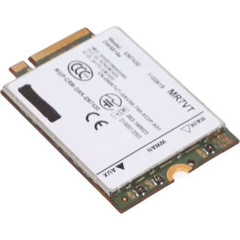 Carte réseau 4G LTE pour Dell Latitude 7280, 7285, 7290, 7389, 7390, 7480, 7490 et E7470 : carte réseau M.2 Plug and Play 300 Mbps (1/5)