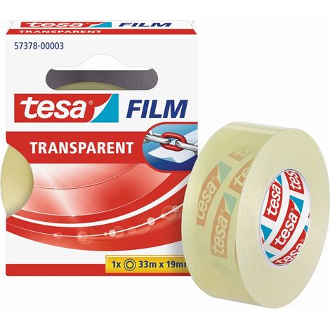TRANSPARENT FILM. PEGA FUERTE 33MX19MM - TESA TAPE