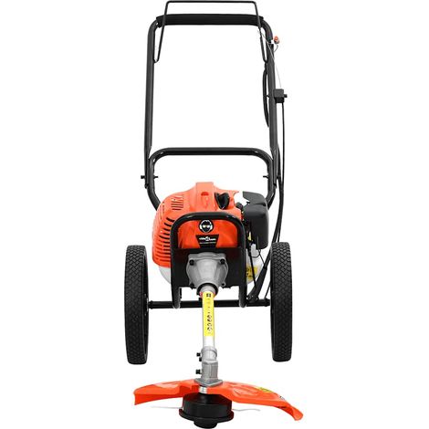 vidaXL Desbrozadora con ruedas naranja 52 cc 1,45 kW (1/2)