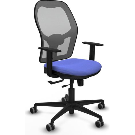 Silla ergonómica piqueras y crespo Jorquera negro soporte lumbar ajustable (1/2)