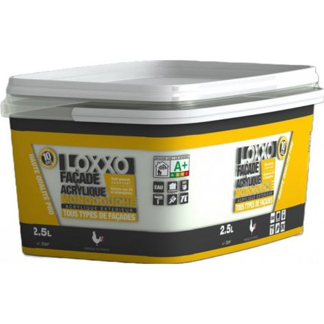 Acrylfarbe Einzelschicht Für Alle Arten Von Außenfassaden 2,5l - Loxxo