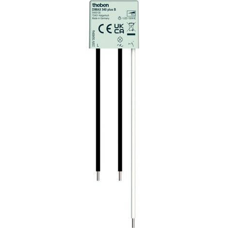 Theben DIMAX 540 plus B UP-Dimmer für R- und C-Lasten, weiß (1/2)