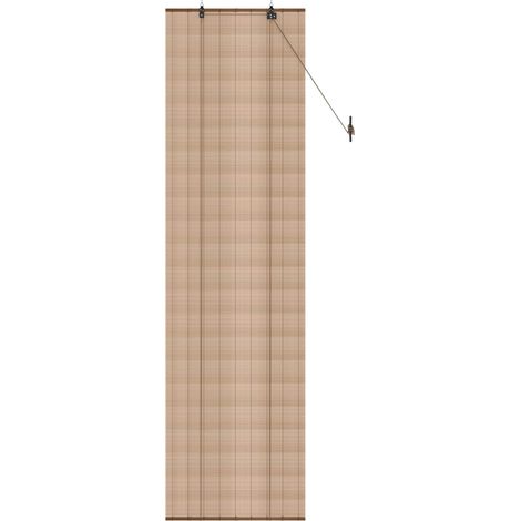 Store enrouleur Marron 70 x 220 cm Bambou vidaXL