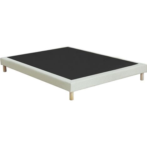 Rete deco con giroletto 140 x 190 cm Beige - KOZANI di YSMÉE