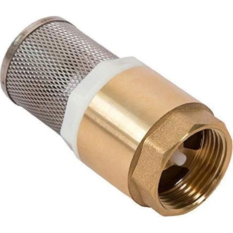 88 x 37mm 1'' Check Valve - with Stainless Steel Strainer and One-Way Valve/Non-Return Valve/Pump Check Valve (No Tail) (1/4)