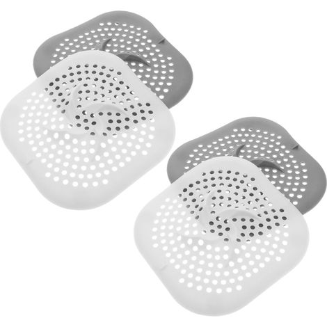 4 Stück Teiliges Silikon Abflusssieb mit Geruchsverschluss Minimalistisches Design Vielseitig für Badewanne Küchen Waschbeckenabläufe Zuverlässiger Haarfänger Einfach zu Reinigen (1/5)
