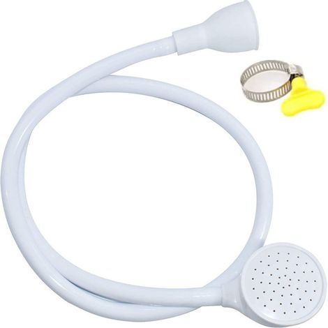 Externer Duschkopf für Wasserhahn, Adapter für die Tierpflege, tragbarer Duschkopf für Studentenwohnheim (1/5)
