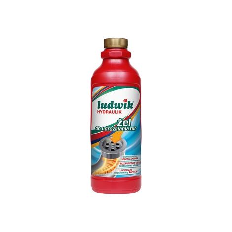 Ludwik Plumber - Gel para desatascar tuberías y sifones - 1 L