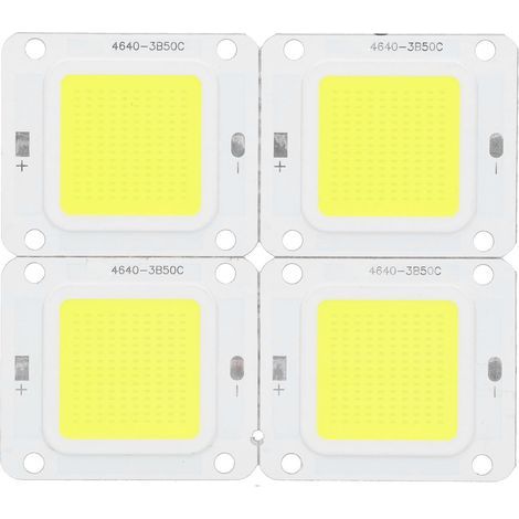 4 COB LED 60W 6500K 150-170V Pure White Plafonnier Downlight Source Lumineux (1/5)