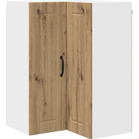 Meubles de Rangement,Armoire de cuisine avec étagère Chêne artisanal 57 x 57 x 80 cm CFW965488 (1/5)