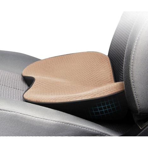 CCYKXA Car Seat Cushion, Coccyx Cushion, Seat Cushion for Car Seat, Tailbone Cushion, Breathable Cushion, for Short People, Ergonomic (1/4)