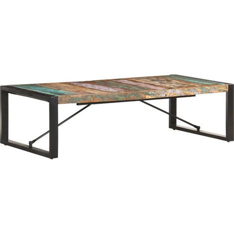 Couchtisch 140x70x40 cm Altholz Massiv