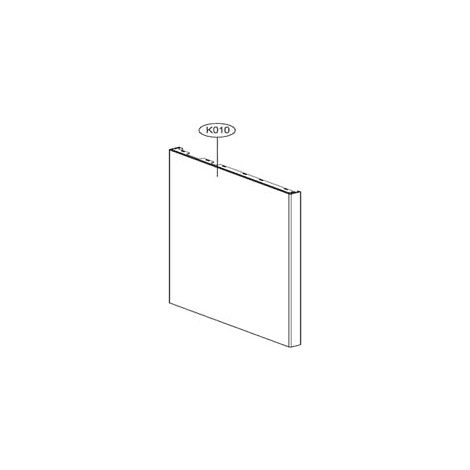 FACADE DE PORTE ARGENT POUR LAVE VAISSELLE LG - ACQ76172920