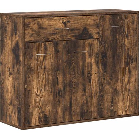 Maison Exclusive - Aparador madera contrachapada color roble ahum