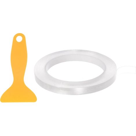 Ruban d'étanchéité transparent Sourcing Map avec outil de scellage pour évier cuisine, baignoire et